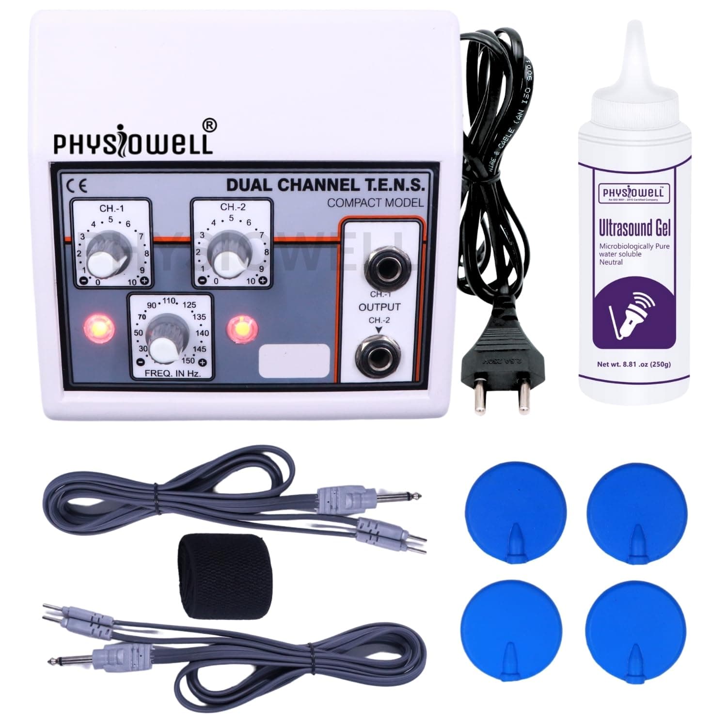 Physiowell Transcutaneous Electrical Nerve Stimulation Tens Machine for Physiotherapy Electrotherapy for Pain Relief