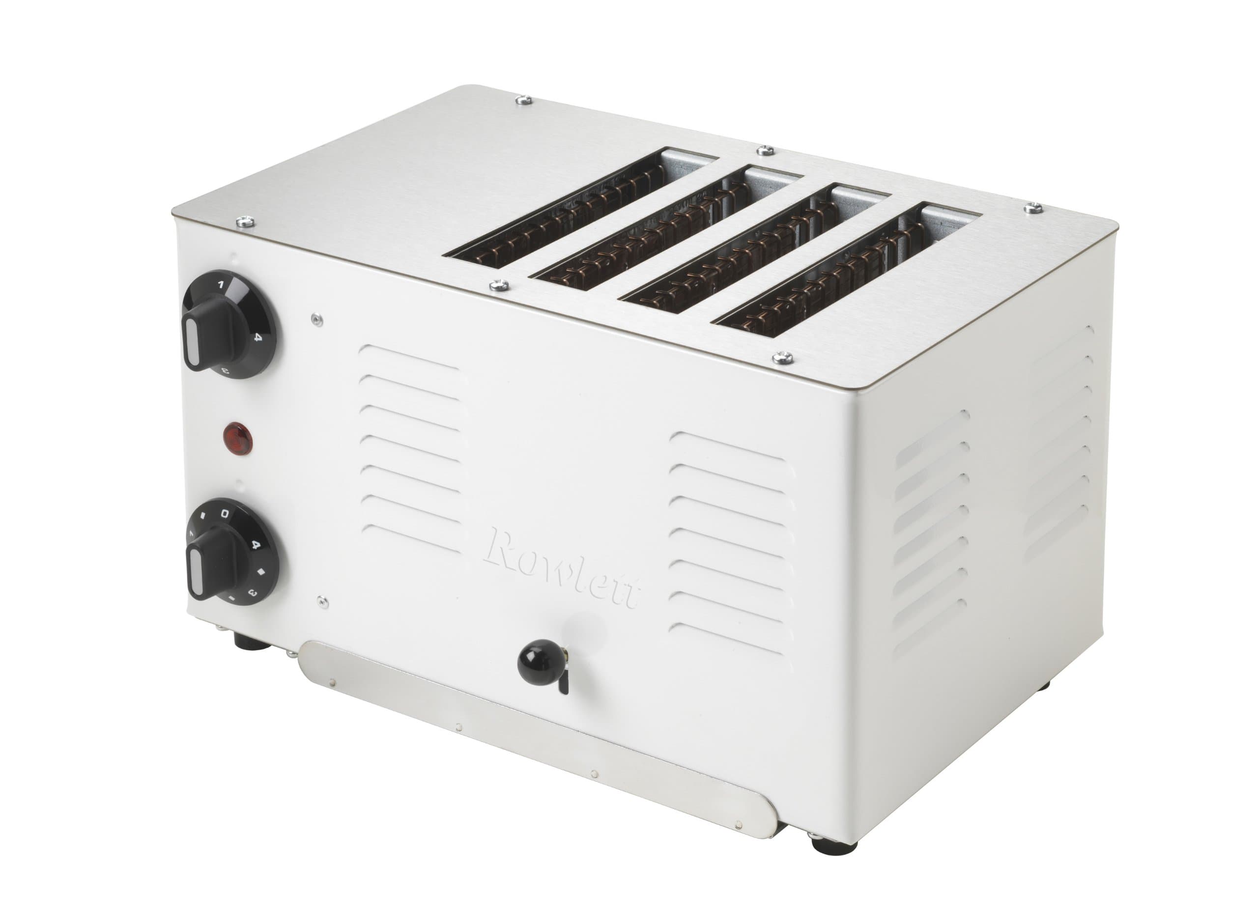 Rowlett Retro Regent 4-Slice Bread Toaster, 2.3 Kw, White