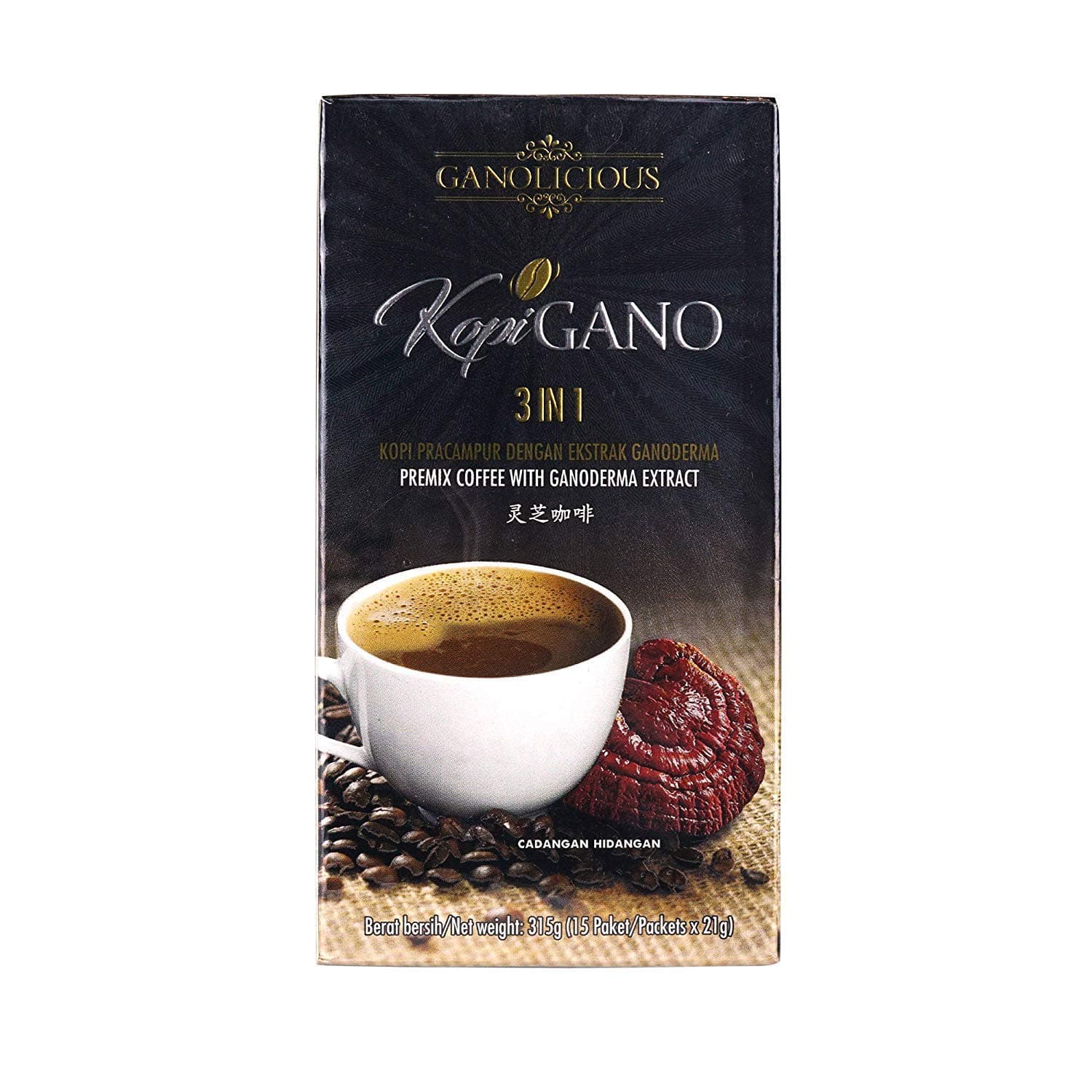 Gano Cafe 3in1 Coffee Ganoderma Coffee 3 Box