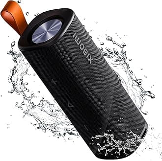 Portable Bluetooth Speaker Bluetooth 5.4, IP67 Wireless Speaker Waterproof with 12 Hours Playback Time, Supports TWS Connection (Black)