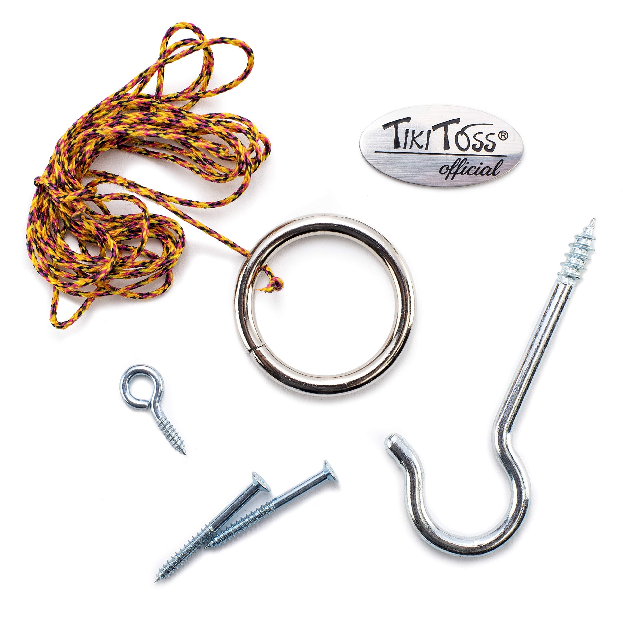 Original Hook and Ring Game Essentials- Includes Hook, Ring, Mounting Screws, and Thread by Tiki Toss