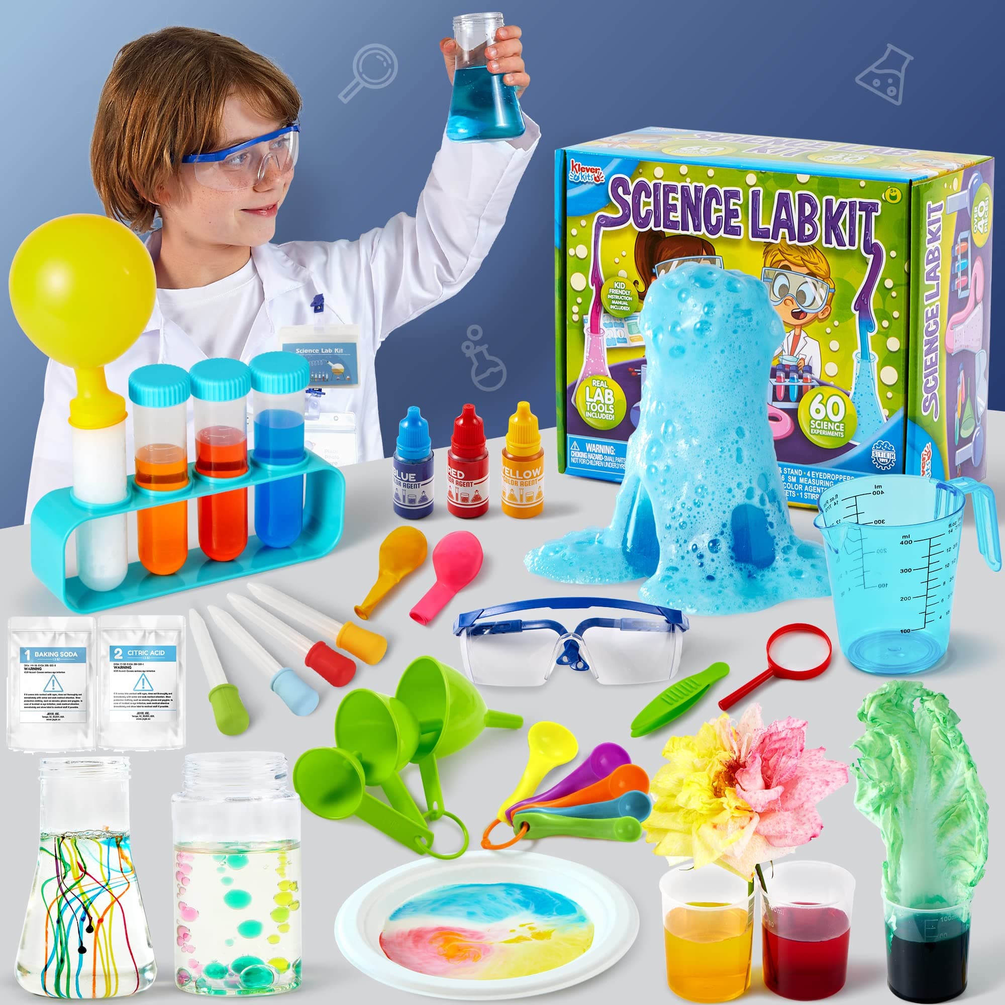 JOYINKlever Science Lab Kit for Kids - 60 Count