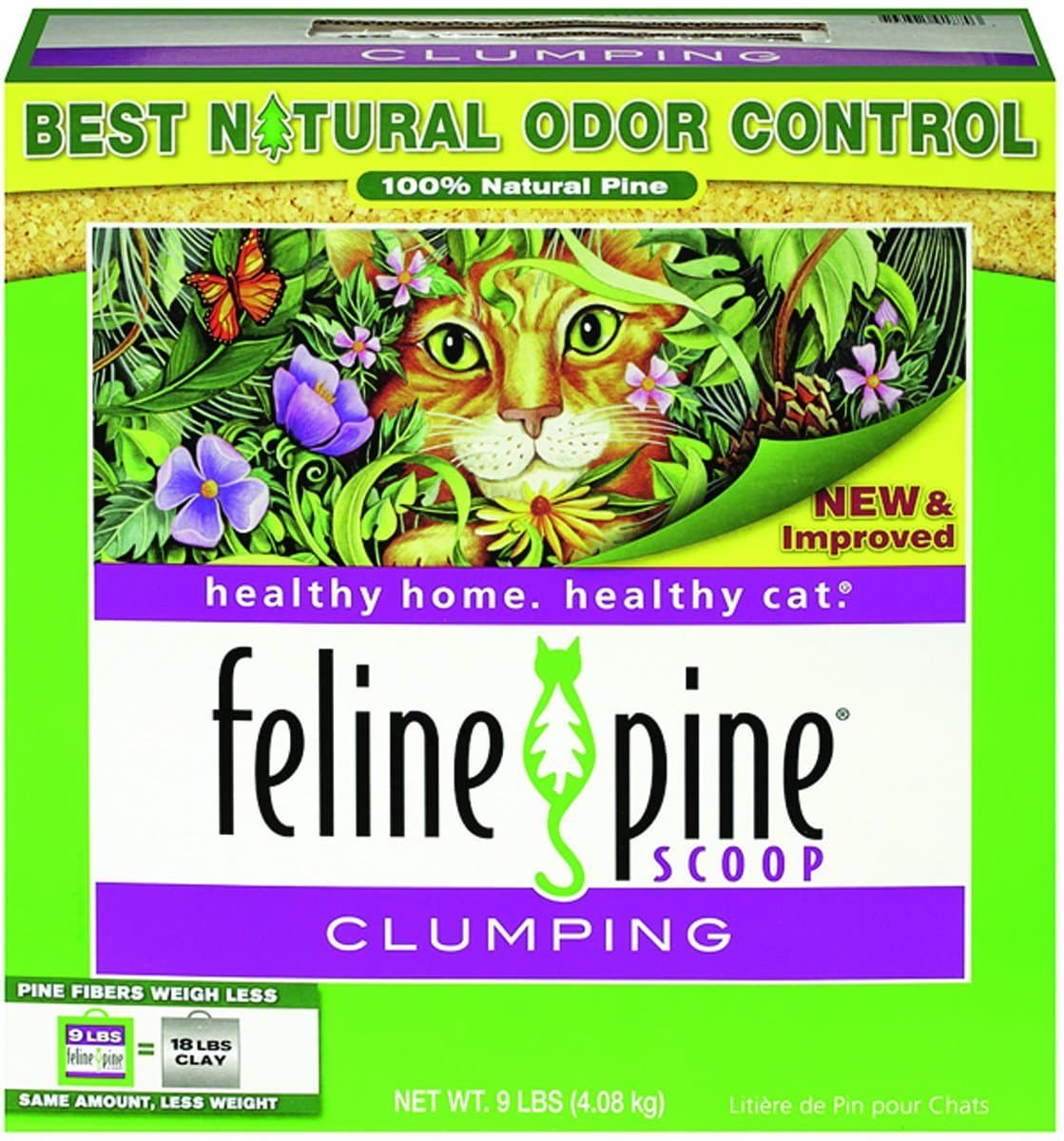 Feline Pine Clumping Litter Size: 9 Pound