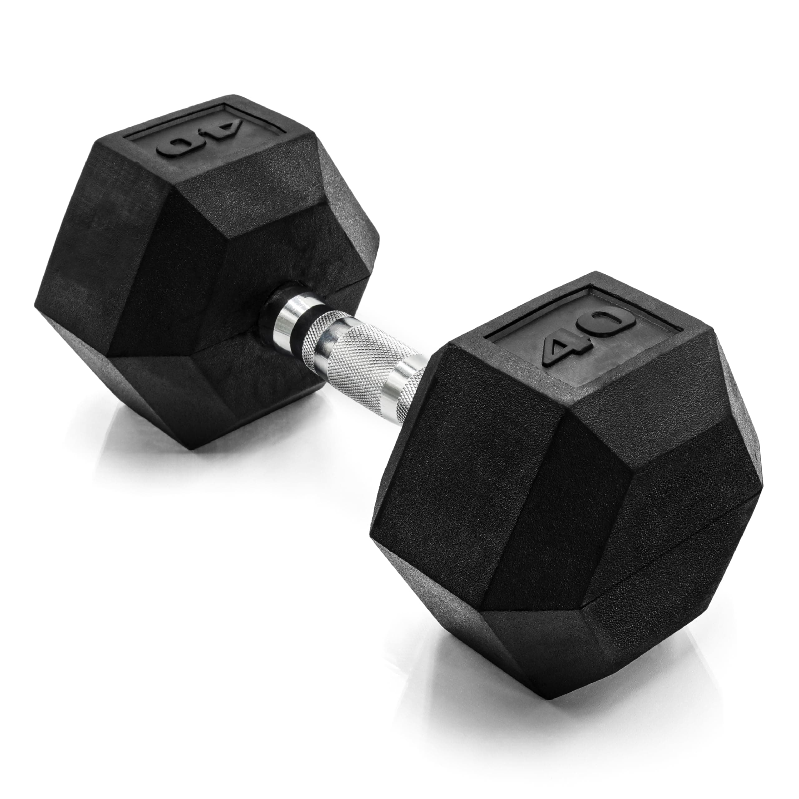 Coated Hex Dumbbell Weight - Single | 10-120 lbs | Multiple Options