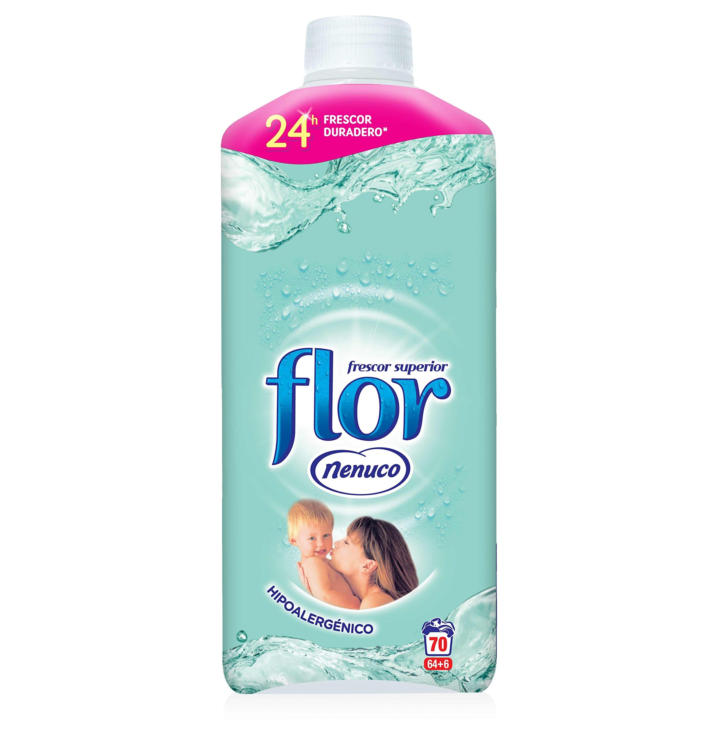 Nenuco Fabric Softener Concentrate, 64 Washes, 1500 ml, (Pack of 2)