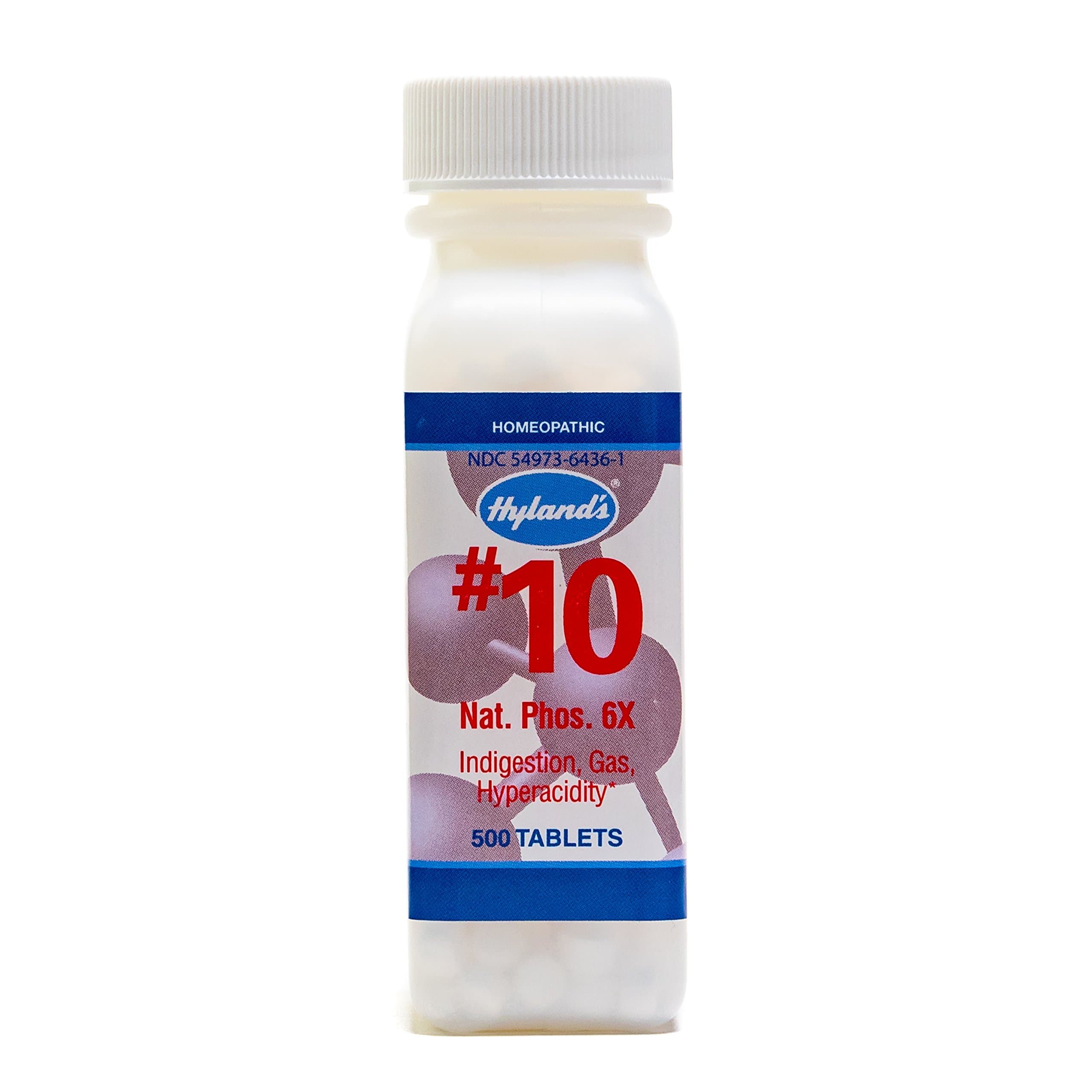 Hyland's #10 Natrum Phos. 6X, 500 Tablets