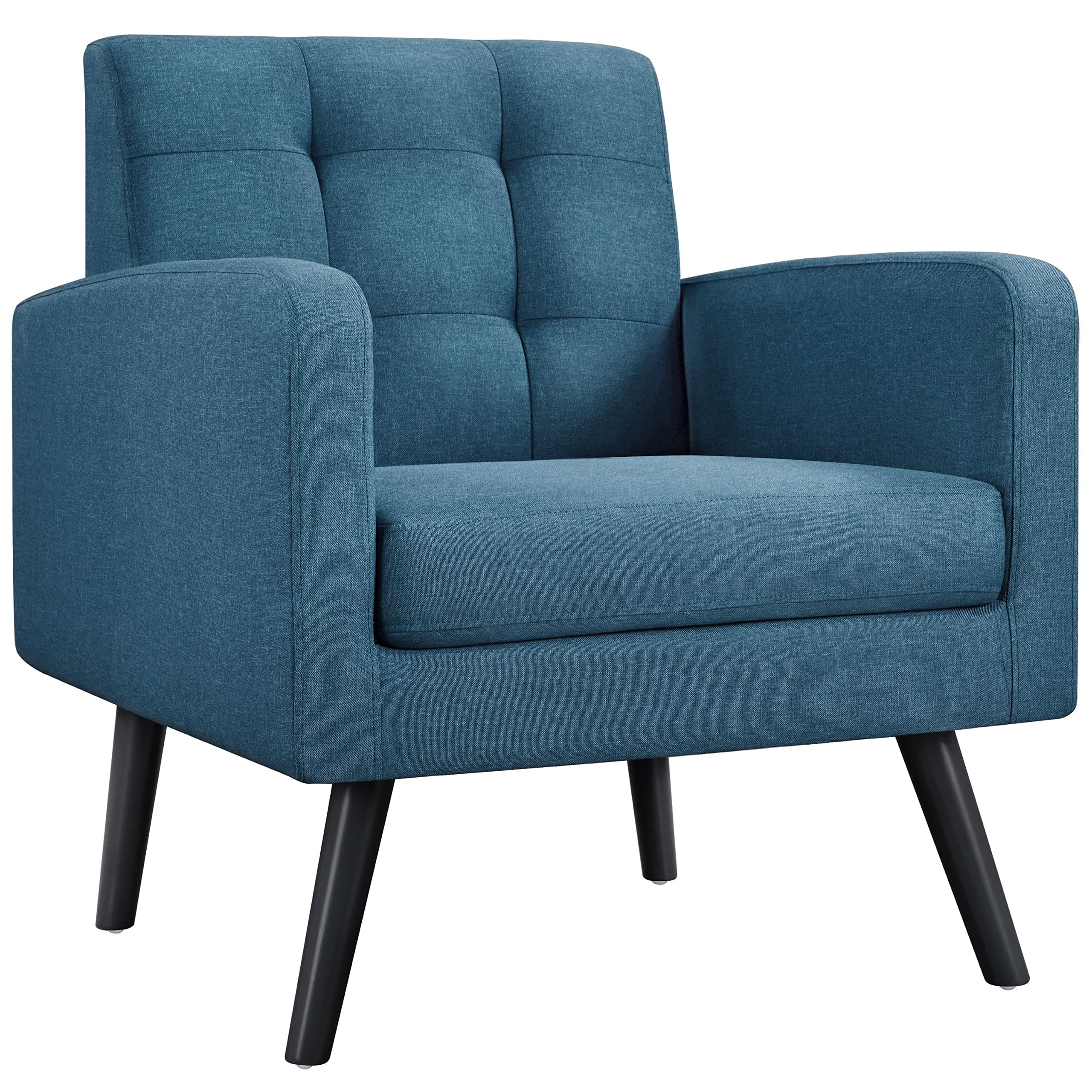 Yaheetech Mid-Century Accent Chairs, Modern Upholstered Living Room Chair, Co...