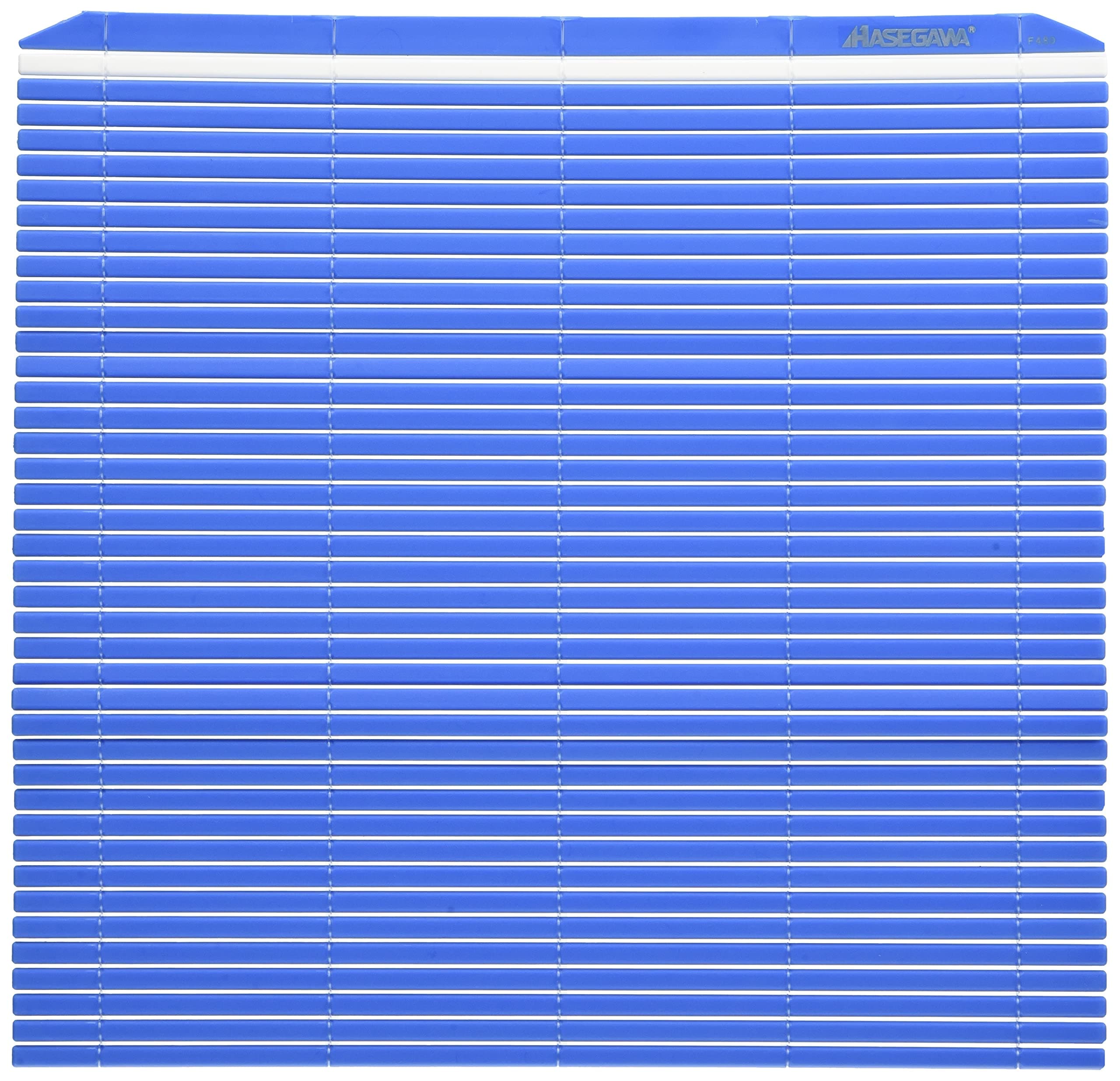 Hasegawa Plastic Sushi Rolling mat, Sushi Cooking mat, Blue Medium Size, 10" x 9.5"